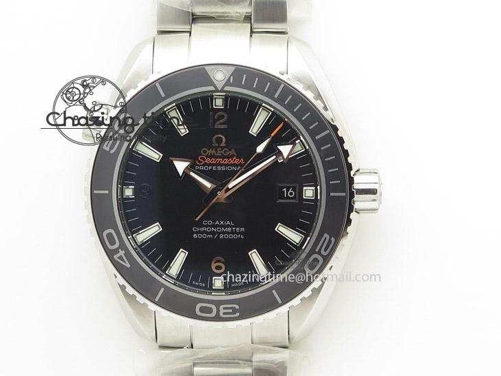 1221 Planet Ocean Professional Ceramic Bezel 45mm 1:1 Noob Best Edition on SS Bracelet A Attractive 8289